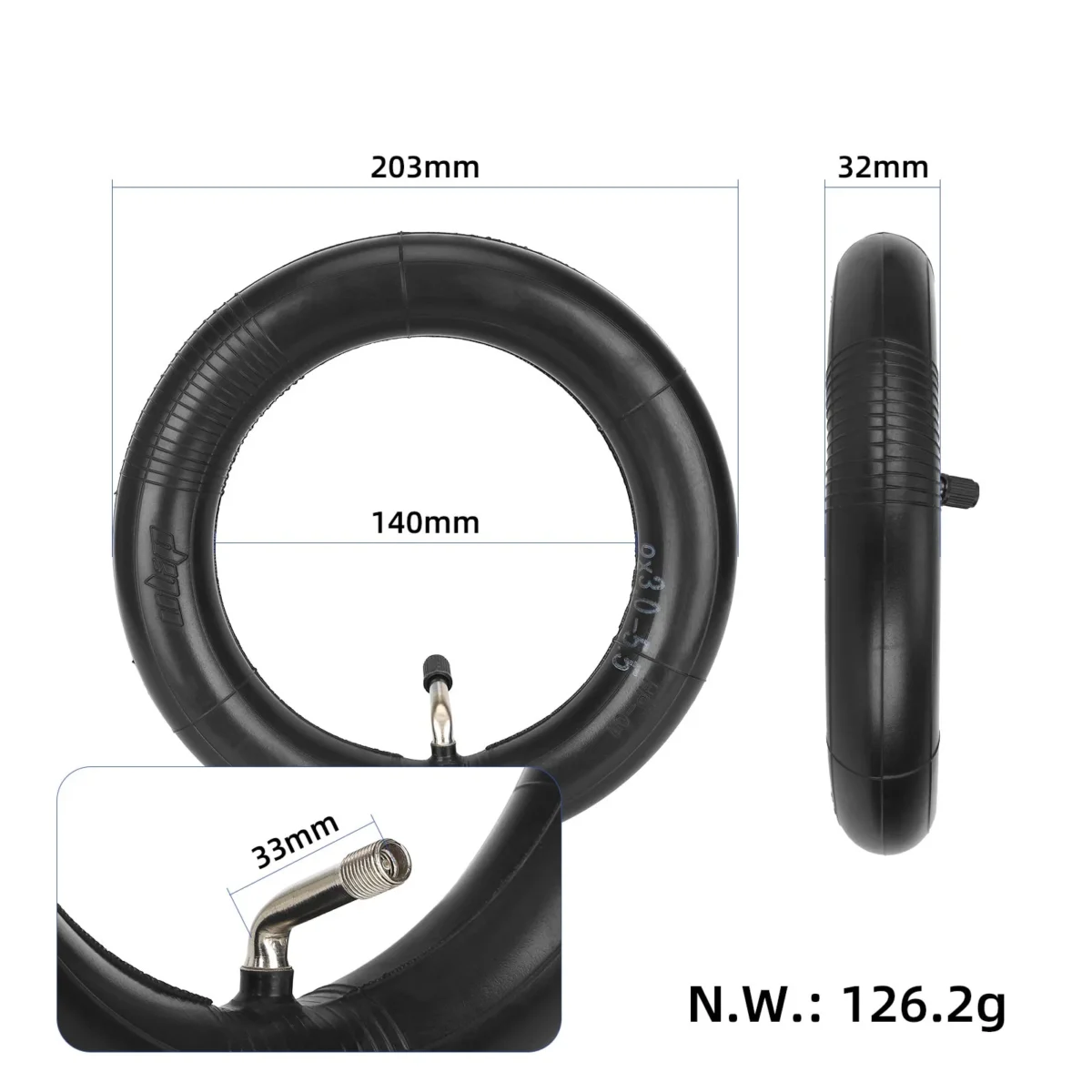 Tubo interior reforzado con Ulip 9*3.0-5.5 con 90 grados - Imagen 3