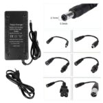 Cargador de 54,6 V 2 A CC 2,1 con 6 cables adaptadores (enchufe UE)