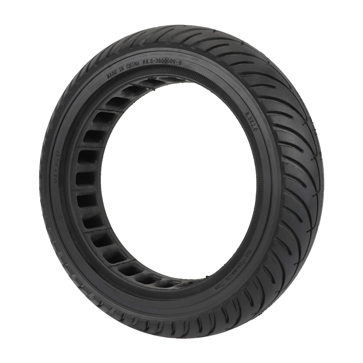 Neumático sólido de 8,5 pulgadas con círculo negro - Imagen 5