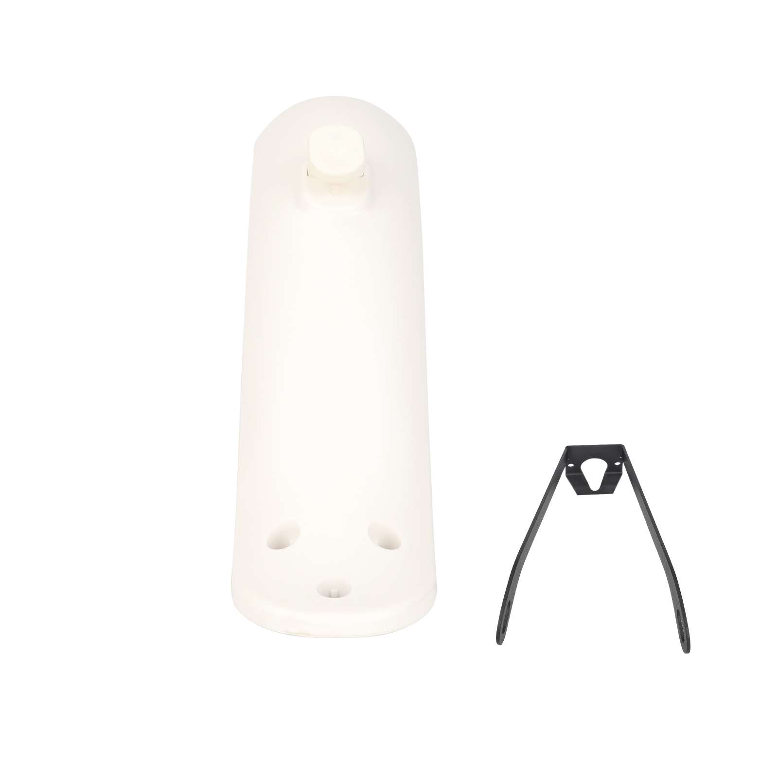 Guardabarros trasero blanco con soporte metálico y gancho de guardabarros trasero para patinete M365 Pro/Pro2 - Imagen 4