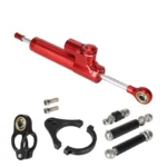 Amortiguador rojo Kukirin G3 Pro 2024/Ausom Gallop + Kit de soporte negro