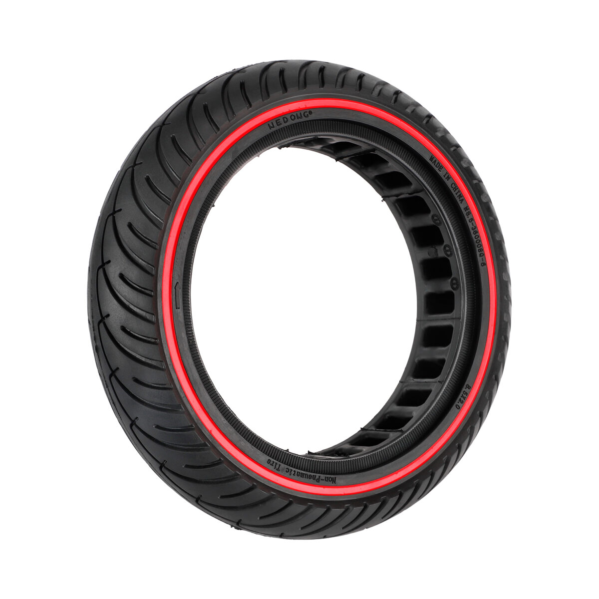 Neumático sólido de 8,5 pulgadas con círculo rojo - Imagen 5