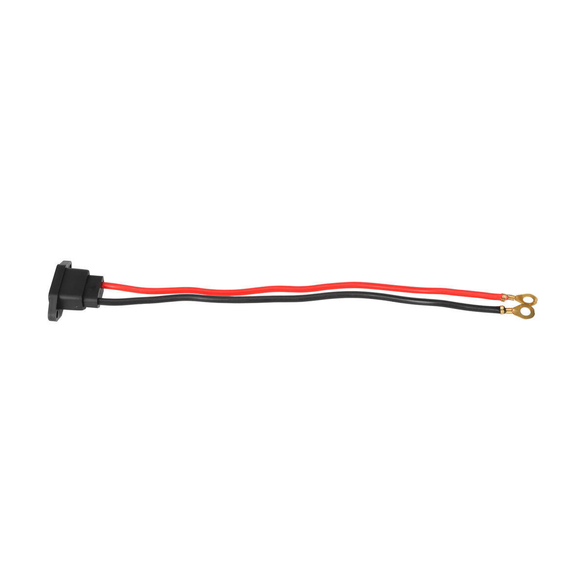 Cable de cobre puro de 2,5 metros cuadrados y 30 cm con conector macho - Imagen 2