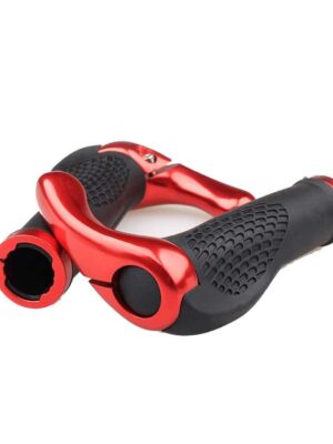 Puños de bocina de bicicleta rojos