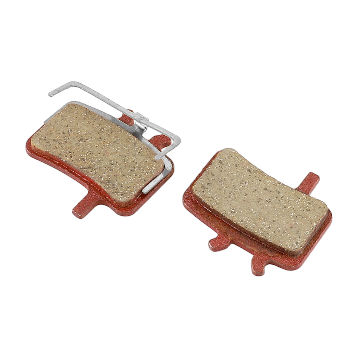 Pastillas de freno semimetálicas rectangulares rojas T1 - Imagen 5