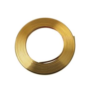 Tira anticolisión galvanizada amarilla de 2 m