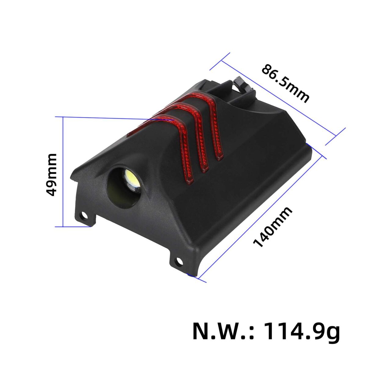 Conjunto de cubierta frontal izquierda de la placa inferior del Kukirin G3 Pro - Imagen 2