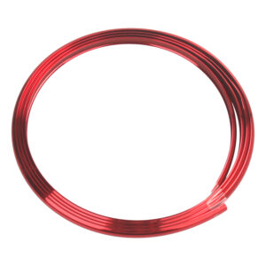 Tira anticolisión roja galvanizada de 2 m