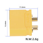Conector macho Amass XT60U-M - Imagen 2