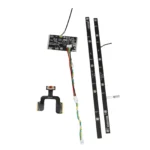 Placa de protección BMS de batería + Placa blanda a juego + Placa de borde a juego con cable para M365