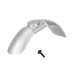 Guardabarros delantero Ulip plateado con goma y tornillo para patinetes xiaomi
