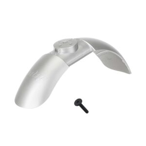 Guardabarros delantero Ulip plateado con goma y tornillo para patinetes xiaomi