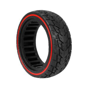 Neumático sólido todoterreno Ulip 8.5*2.5 con círculo rojo