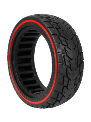 Neumático sólido todoterreno Ulip 8.5*2.5 con círculo rojo