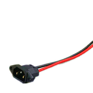 Cable acodado con núcleo de cobre puro (enchufe cuadrado) con conector cuadrado estándar de 1,5 mm² y 20 cm.