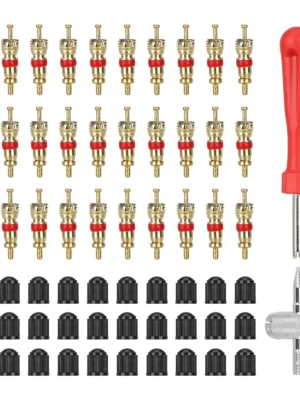 Juego de 62 insertos de válvula + herramienta de extracción + llave