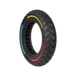 Neumático sólido todoterreno Ulip 10*2.125 con círculo de 3 colores (ID 141 mm y ranura 36 mm)