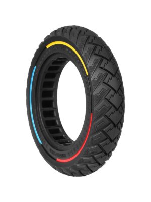 Neumático sólido todoterreno Ulip 10*2.125 con círculo de 3 colores (ID 141 mm y ranura 36 mm)