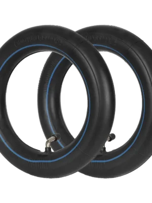 Dos cámaras de aire de 8,5 con franja azul y ángulo exterior de 90 grados