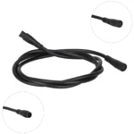 Cable conector impermeable M8, cable negro de 6 pines, conector macho/hembra de 100cm.