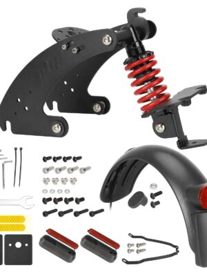 Suspensión trasera Ulip Red V2 con soporte metálico de guardabarros trasero para scooter G30 Max