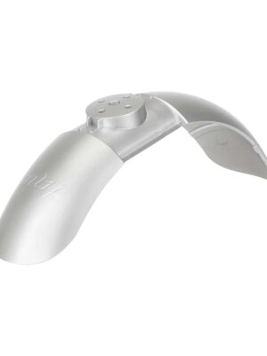 Guardabarros delantero Ulip plateado con goma para patinetes Xiaomi