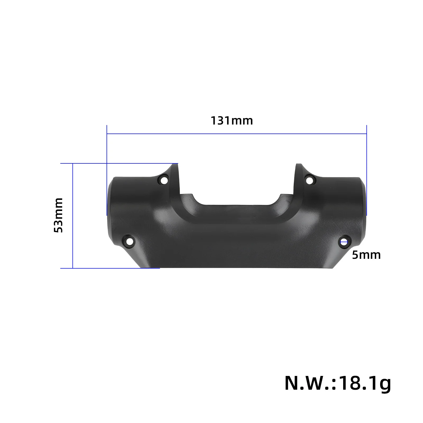 Carcasa inferior de la luz de circulación diurna original del Segway Ninebot Max G3/F3 - Imagen 2