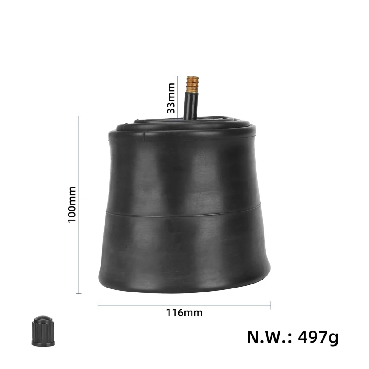 Tubo exterior EXCEL 24*4.0 E-902 BK + Tubo EXCEL 24*4.0 con boquilla de aire A/V - Imagen 3