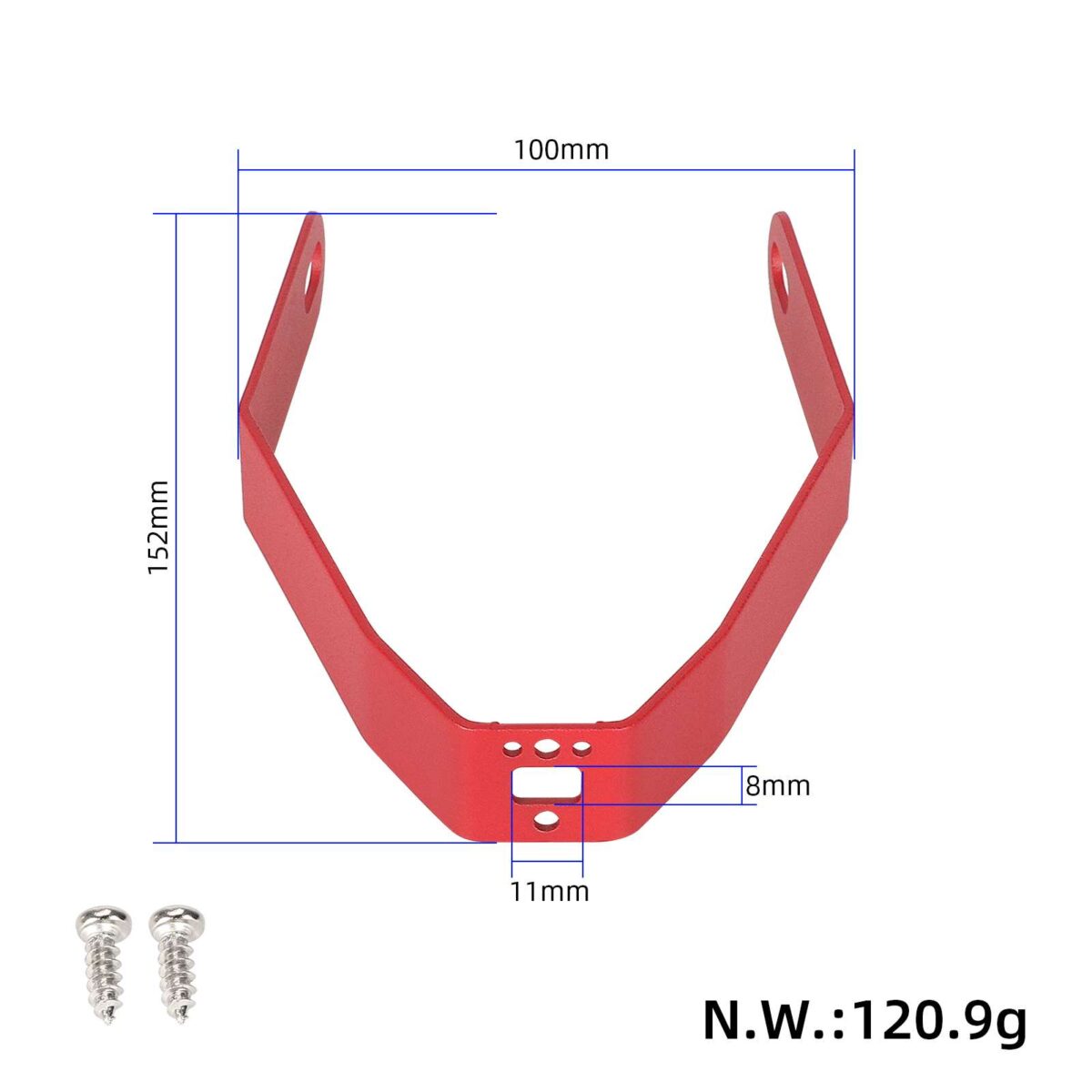 Soporte de metal para guardabarros trasero de scooter M365 Pro para neumáticos de 8,5 y 10 pulgadas. - Imagen 4
