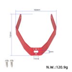 Soporte de metal para guardabarros trasero de scooter M365 Pro para neumáticos de 8,5 y 10 pulgadas. - Imagen 4