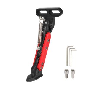 Pata de cabra ajustable más larga Ulip negra y roja con orificios de montaje biselados laterales