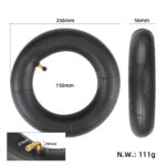Cámara de aire de 10*2,5 con curva de 90 grados hacia afuera para scooters Zero10X y VSETT - Imagen 2