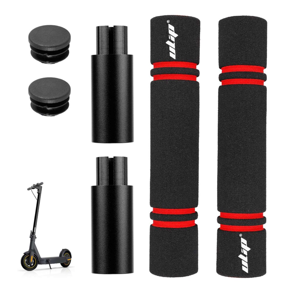 Kit extensor de manillar Ulip negro sin luz para scooters Max G30 - Imagen 3