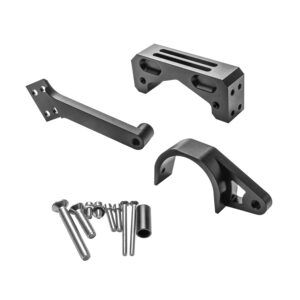 Kit de soporte de montaje del amortiguador de dirección Black Zero 10X