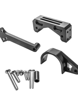 Kit de soporte de montaje del amortiguador de dirección Black Zero 10X