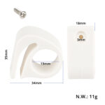Hebilla de gatillo plegable Xiaomi blanca - Imagen 2