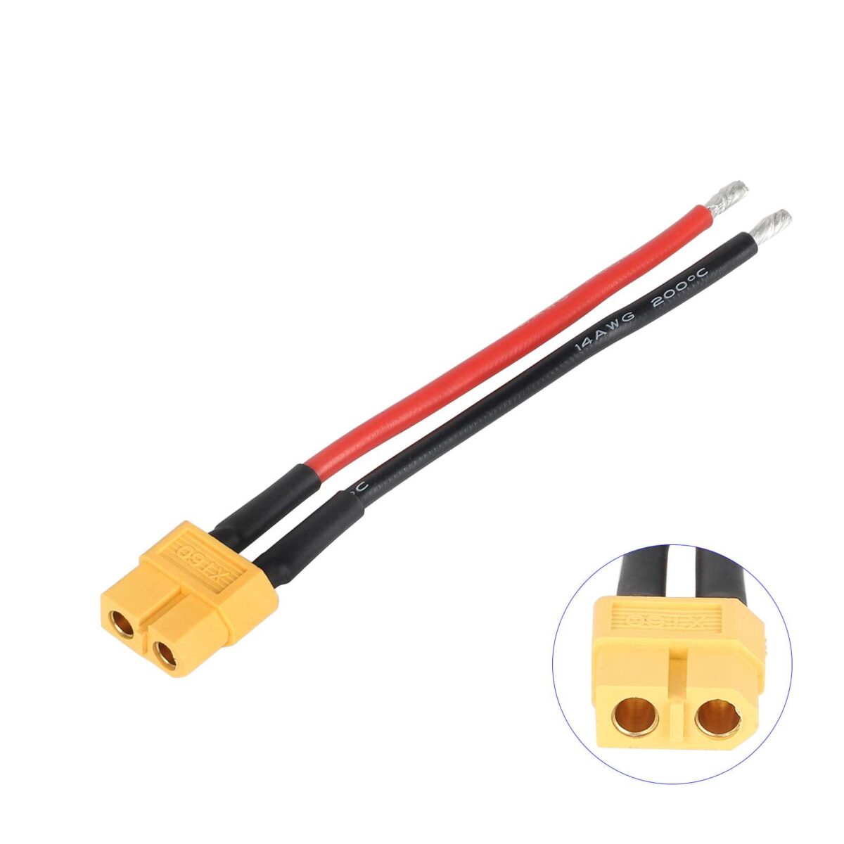Cable de batería con conector hembra XT60 - Imagen 5