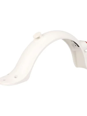 Guardabarros trasero blanco con luz, matrícula integrada y gancho para patinete M365 Pro/Pro2