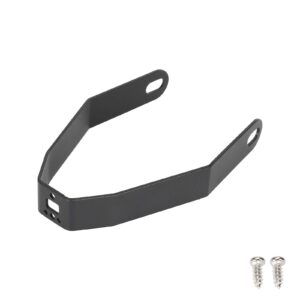 Soporte metálico para guardabarros trasero negro M365