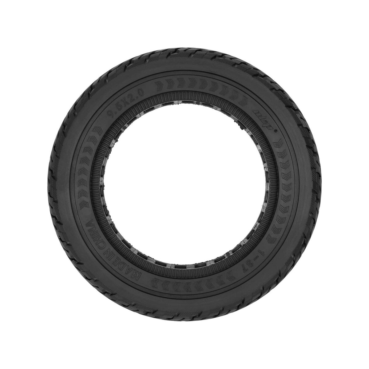 Neumático sólido Ulip 9.5*2.0 negro para scooters Xiaomi y de 8.5 pulgadas - Imagen 4