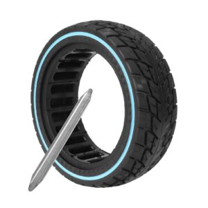 Neumático sólido todoterreno Ulip8.5 * 2.5 línea azul + palanca de 25 cm