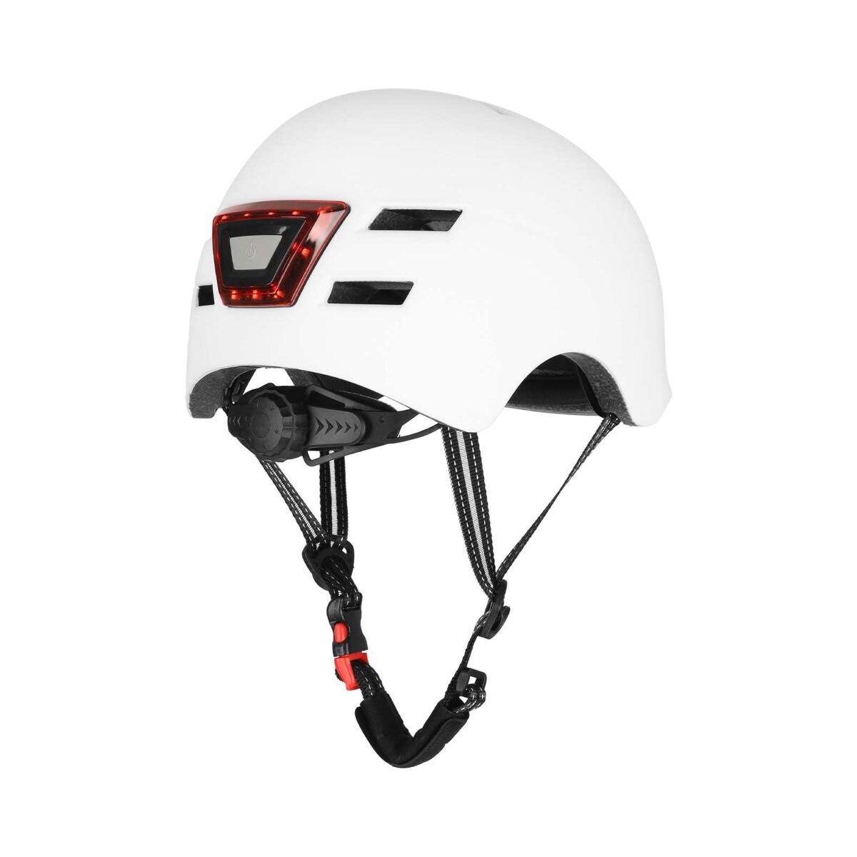 Casco blanco talla L con luz - Imagen 3