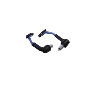 Manillar CNC para motocicleta azul y negro