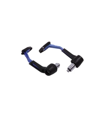 Manillar CNC para motocicleta azul y negro