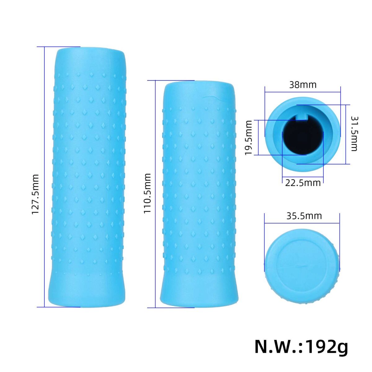 Puños azules para G30 Max - Imagen 2