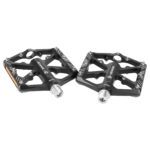 Pedal antideslizante hueco de aleación de aluminio negro - Imagen 5