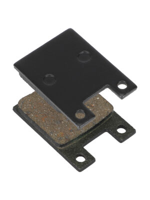 Pastilla de freno cóncava rectangular negra 844