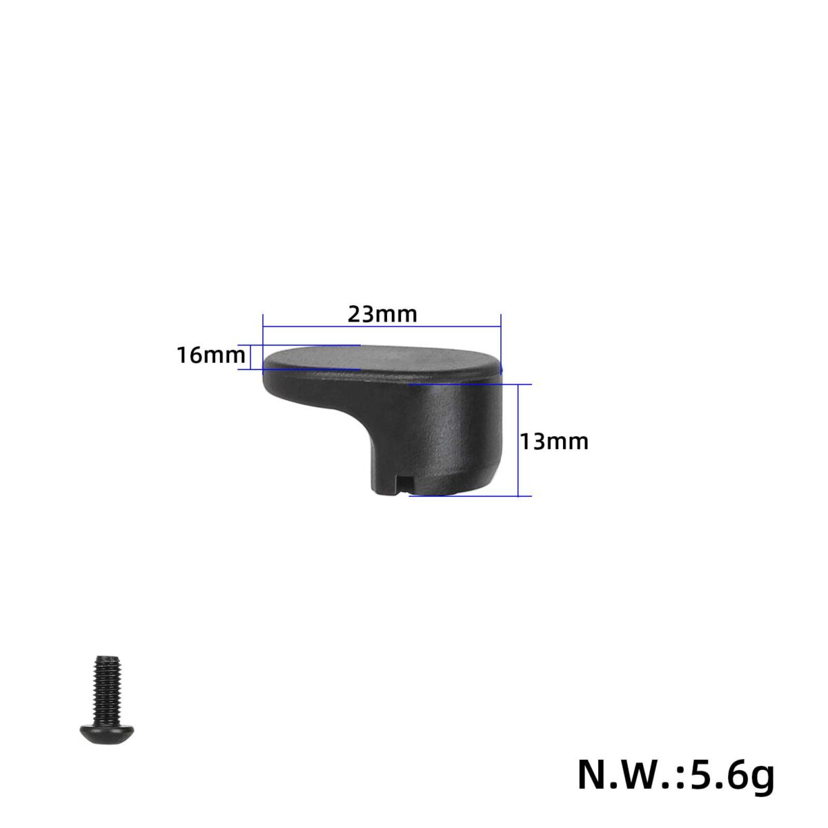 Gancho para guardabarros trasero negro para Xiaomi 4/5/5Pro/5Max - Imagen 2