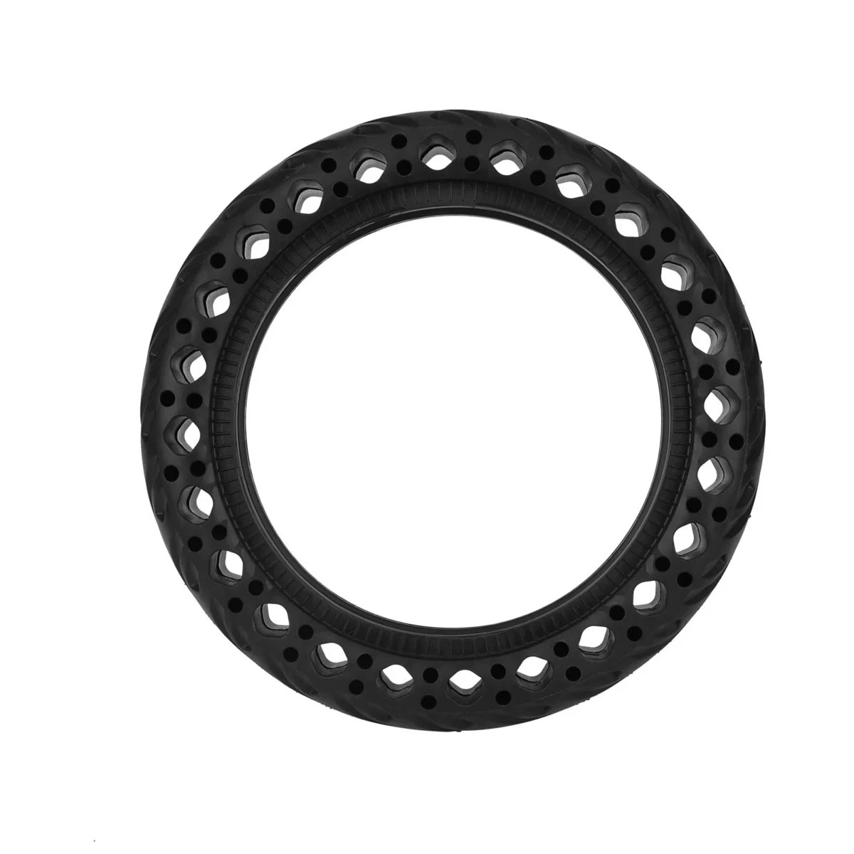 Neumático sólido de caucho de 8 1/2 x 2 pulgadas (negro) - Imagen 4
