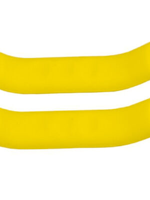 2 fundas de silicona para palanca de freno amarillas